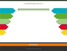 Tablet Screenshot of mydatafeedscripts.com